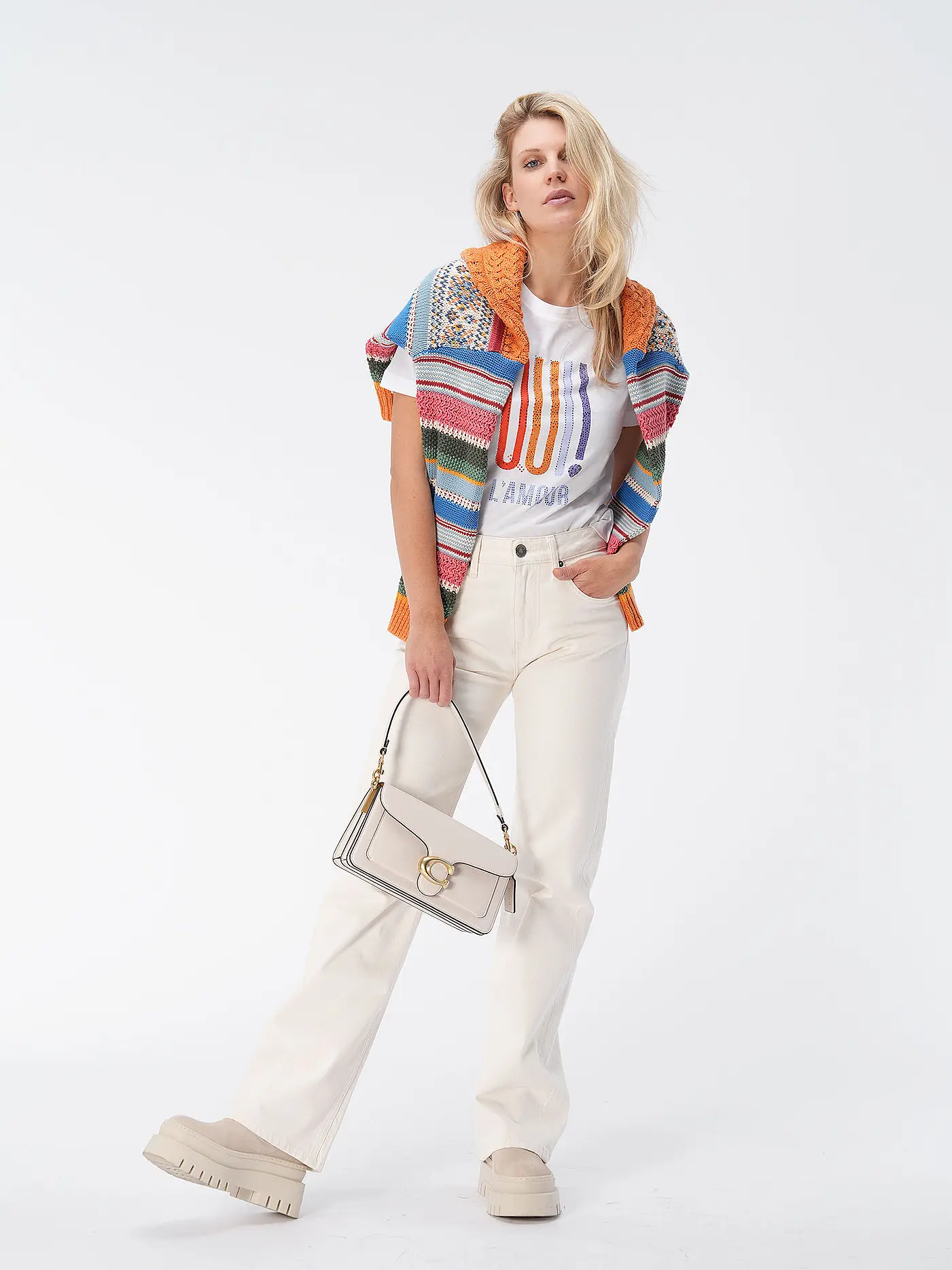 MUD JEANS | Jeans Relaxed Fit JAMIE | creme